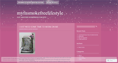 Desktop Screenshot of myfnsmokefreelifestyle.wordpress.com