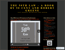 Tablet Screenshot of 50thlaw.wordpress.com