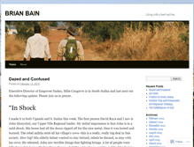 Tablet Screenshot of brianbain.wordpress.com