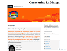 Tablet Screenshot of caravaninglamanga.wordpress.com