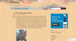 Desktop Screenshot of bowtiqx.wordpress.com