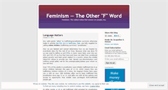 Desktop Screenshot of godlessfeminist.wordpress.com