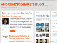 Tablet Screenshot of andreaescobars.wordpress.com