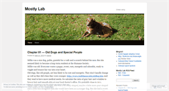 Desktop Screenshot of mostlylab.wordpress.com