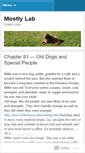 Mobile Screenshot of mostlylab.wordpress.com