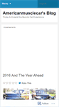 Mobile Screenshot of americanmusclecar.wordpress.com