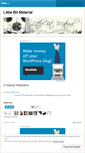 Mobile Screenshot of littlebitmaterial.wordpress.com