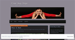 Desktop Screenshot of freehugyoga.wordpress.com