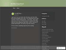 Tablet Screenshot of brooklyncopperhead.wordpress.com