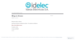 Desktop Screenshot of idelec.wordpress.com