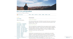 Desktop Screenshot of kitlistcorrespondent.wordpress.com