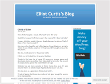 Tablet Screenshot of elliotcurtis.wordpress.com