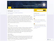 Tablet Screenshot of cusesports.wordpress.com