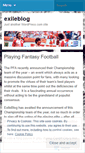 Mobile Screenshot of exileblog.wordpress.com