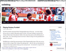 Tablet Screenshot of exileblog.wordpress.com