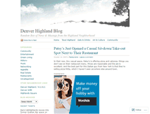 Tablet Screenshot of denverhighland.wordpress.com