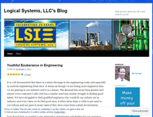 Tablet Screenshot of logicalsysinc.wordpress.com