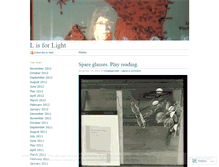 Tablet Screenshot of lisforlight.wordpress.com