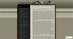 Desktop Screenshot of crystalcampbell.wordpress.com