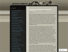 Tablet Screenshot of crystalcampbell.wordpress.com