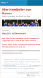 Mobile Screenshot of handballer98kamen.wordpress.com