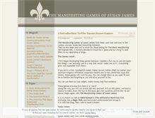 Tablet Screenshot of manifestgamesusanjames.wordpress.com