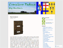 Tablet Screenshot of crevalcorepadana.wordpress.com