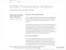 Tablet Screenshot of edmproducersnation.wordpress.com