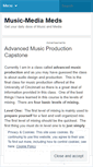 Mobile Screenshot of musicmediameds.wordpress.com