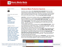 Tablet Screenshot of musicmediameds.wordpress.com
