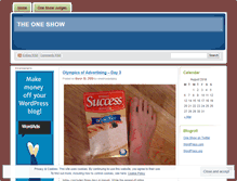Tablet Screenshot of oneshowjudging.wordpress.com