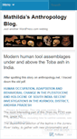 Mobile Screenshot of mathildasanthropologyblog.wordpress.com