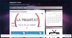 Desktop Screenshot of happiness5team.wordpress.com