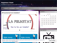 Tablet Screenshot of happiness5team.wordpress.com