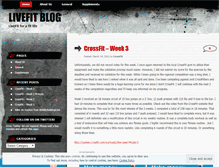 Tablet Screenshot of livefitblog.wordpress.com