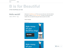 Tablet Screenshot of bisforbeautifulblog.wordpress.com