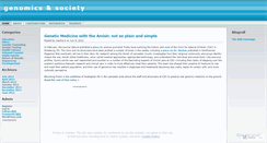 Desktop Screenshot of genomicsandsociety.wordpress.com