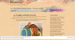 Desktop Screenshot of misstitched.wordpress.com