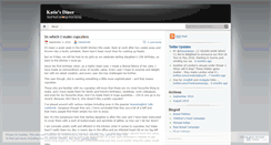 Desktop Screenshot of katiesdiner.wordpress.com