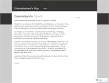 Tablet Screenshot of cristobalsobera.wordpress.com