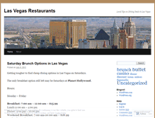 Tablet Screenshot of lasvegasrestaurants.wordpress.com