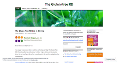 Desktop Screenshot of glutenfreerd.wordpress.com