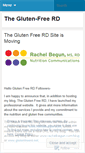 Mobile Screenshot of glutenfreerd.wordpress.com