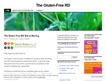 Tablet Screenshot of glutenfreerd.wordpress.com