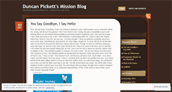 Desktop Screenshot of duncanmission.wordpress.com