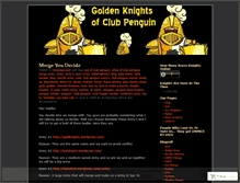 Tablet Screenshot of goldenknightofcp.wordpress.com