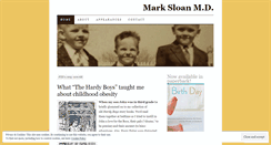 Desktop Screenshot of marksloanmd.wordpress.com