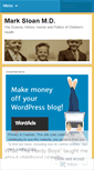 Mobile Screenshot of marksloanmd.wordpress.com