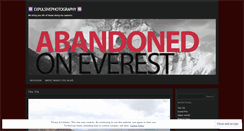Desktop Screenshot of expulsivephotography.wordpress.com
