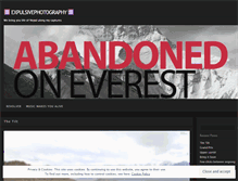 Tablet Screenshot of expulsivephotography.wordpress.com